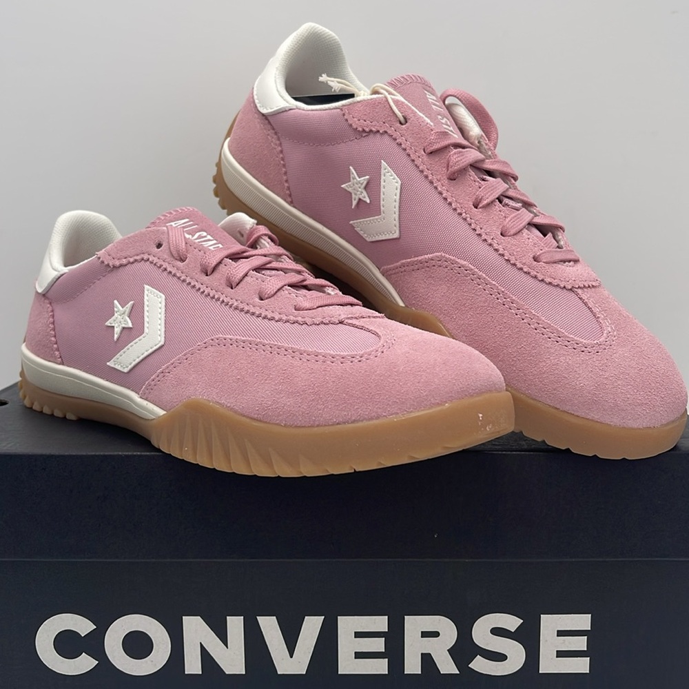 Converse Men’s RUN STAR TRAINER OX LOTUS PINK/EGRET/WHITE A13362C Sneakers - Picture 5 of 16
